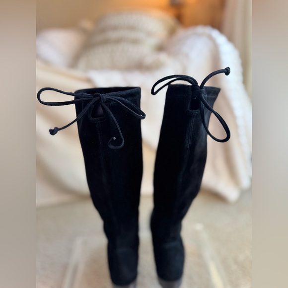 Stuart Weitzman Classic Black Over the Knee Boots - Picture 8 of 8